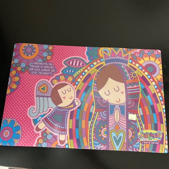 Virgin Guadalupe with Angel Placemat. NWOT - Picture 1 of 3
